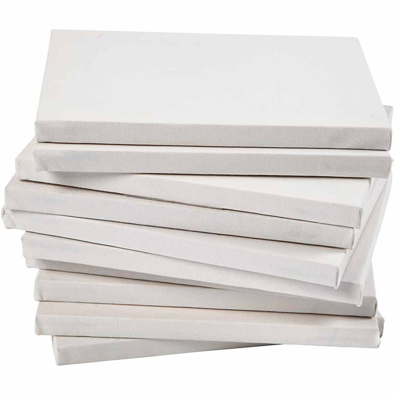 Creativ Company Keilrahmen, D: 1,6 cm, A4, Größe 21x29,7 cm, 280 g, weiß, 40 Stück 1 Karton