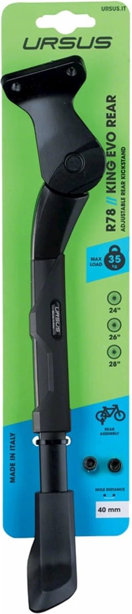 Ursus Standard King Evo Achtervork R40 Schwarz