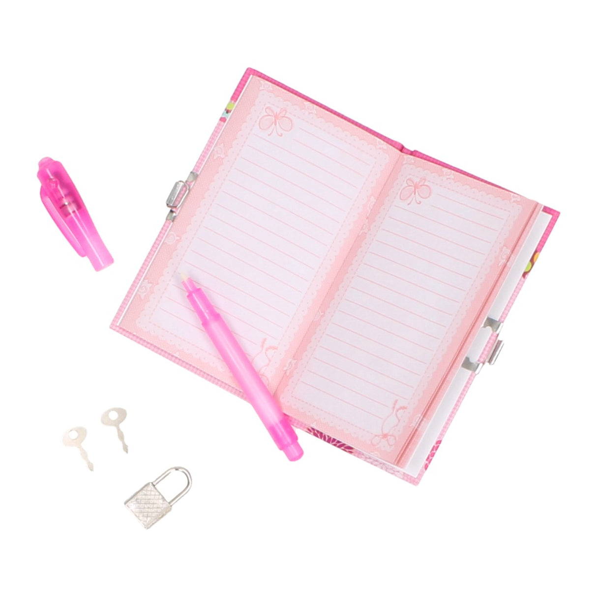 Johntoy geheimes Tagebuch mit Geheimcode-Stift