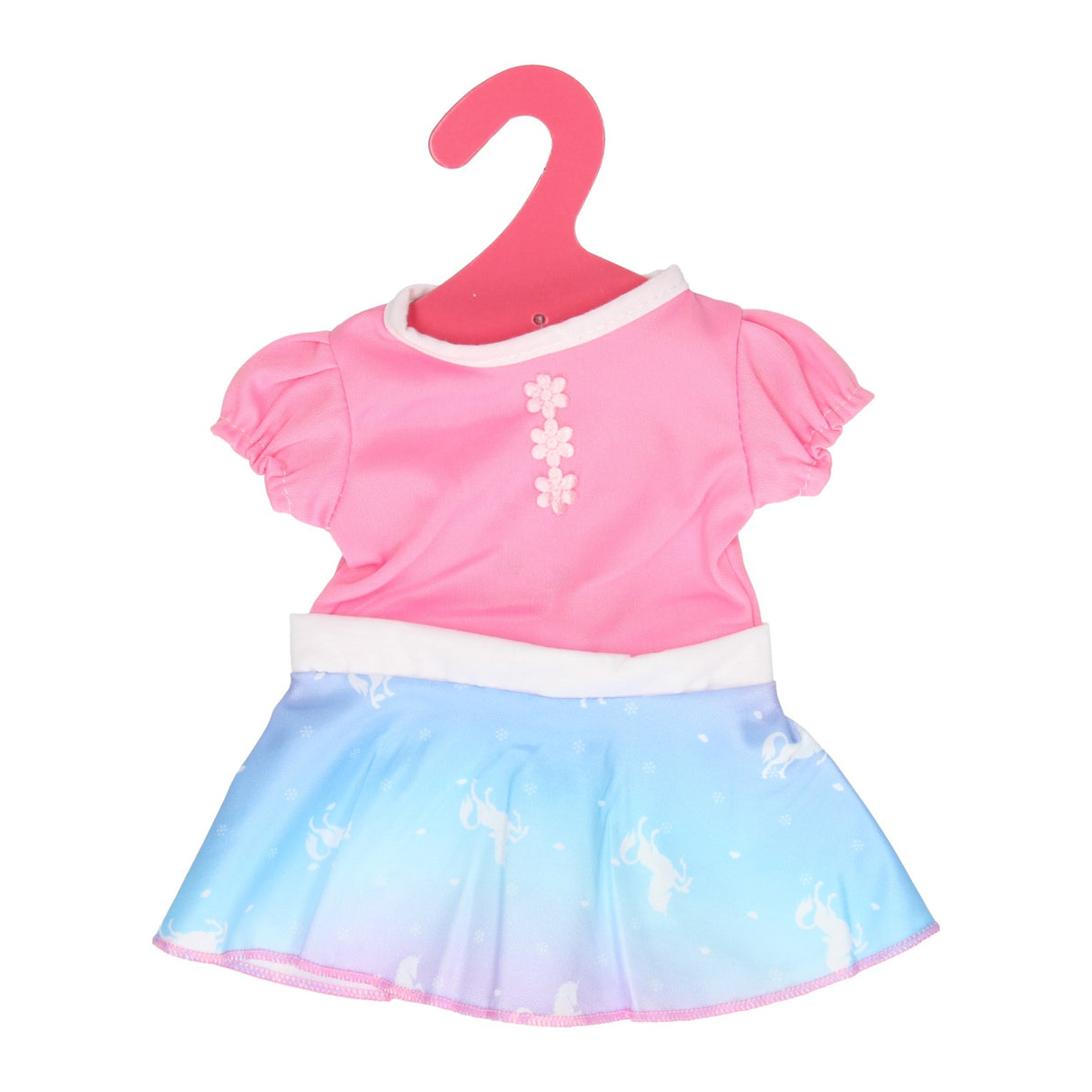 Baby Rose Puppenkleid, 40–45 cm hoch