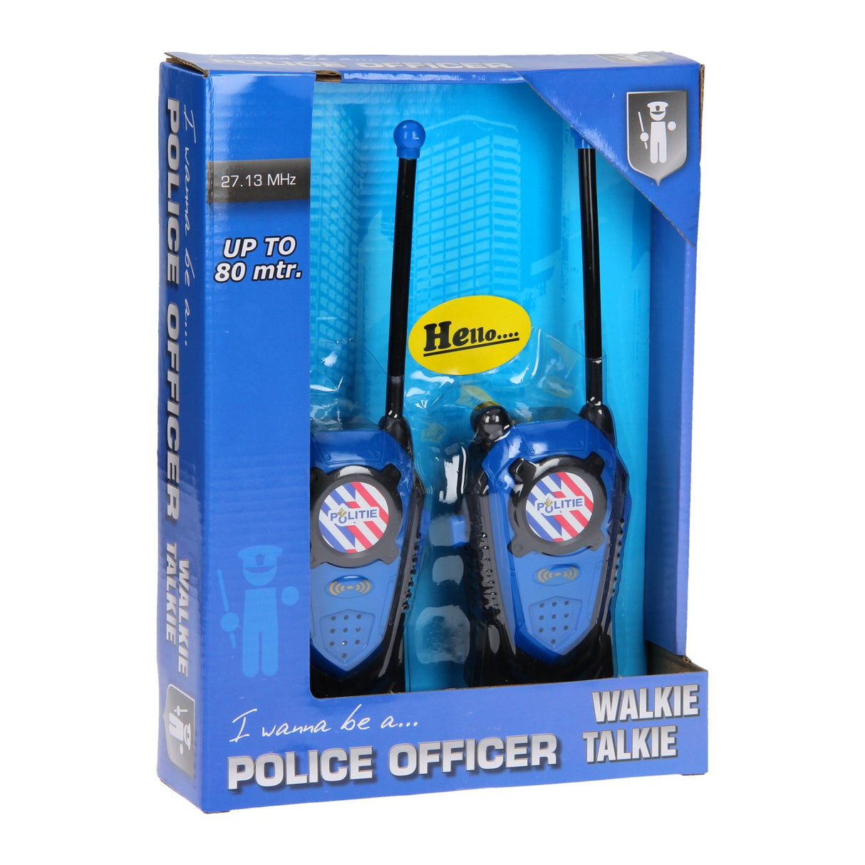 Johntoy Polizei-Walkie-Talkie