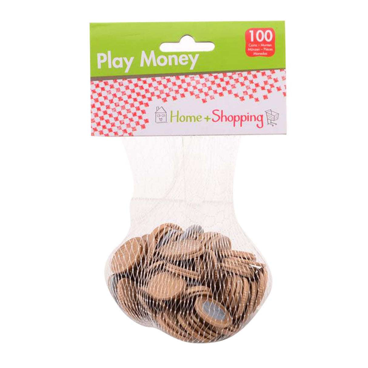 Johntoy Homeshopping Spielgeld, 100 Münzen im Netto