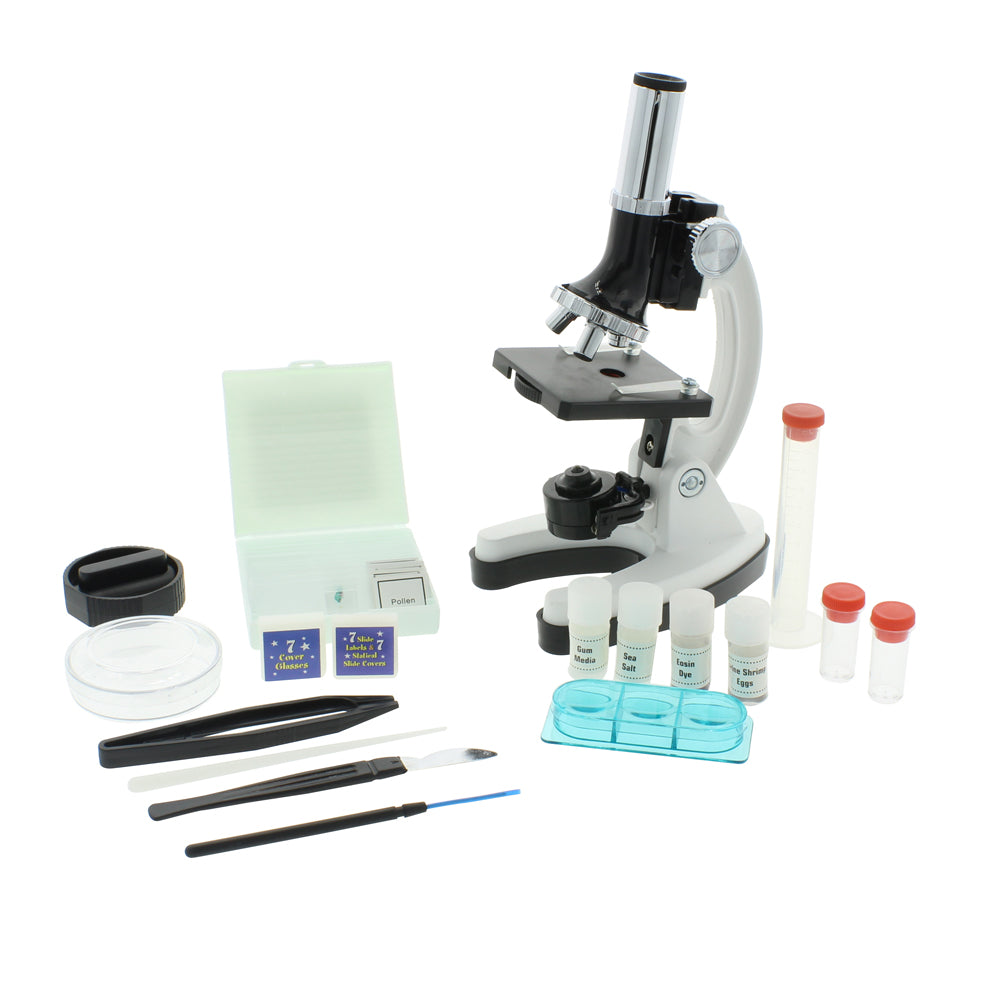Byomic Anfänger Mikroskop Set 100, 400 und 900x im Koffer