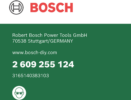 Bosch Zubehör 3-teiliges Kegelsenkbohrer-Set mit 1 Bohrplatte – 2609255124