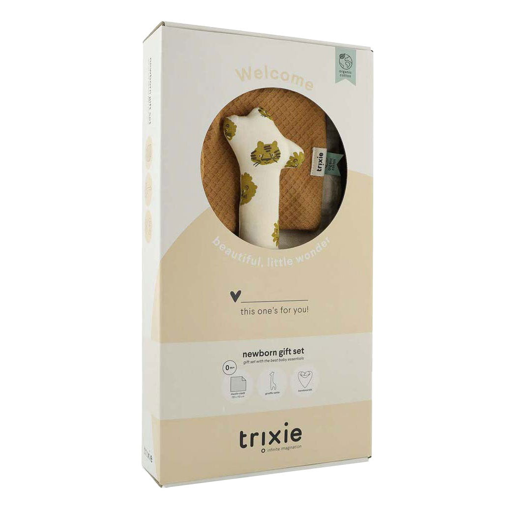 Trixie Geschenkbox für Neugeborene M – Glücksleopard