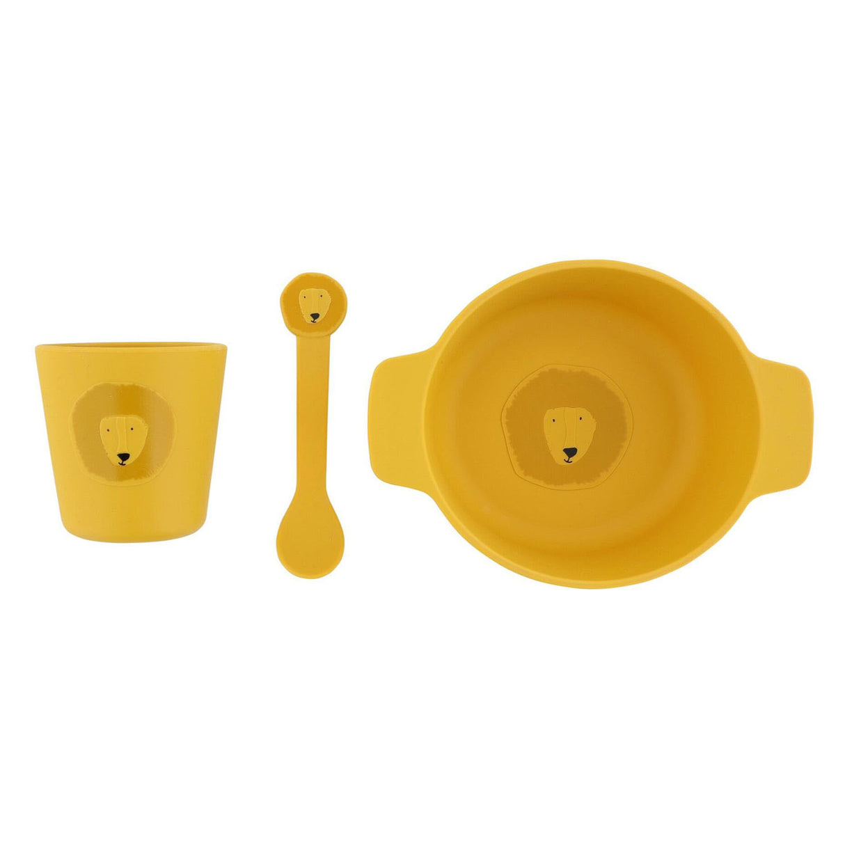 Trixie Silicon Baby Eetset - Herr Lion