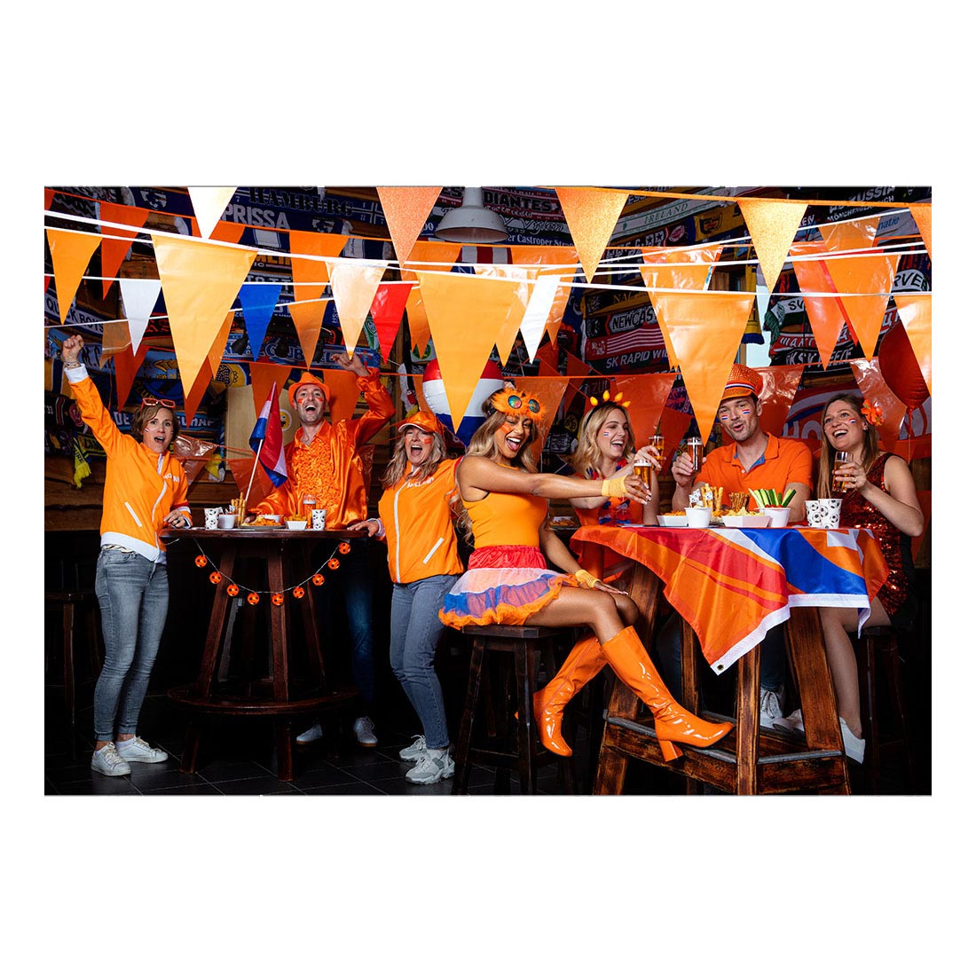Boland orange Flaggenleine, 10 mtr.