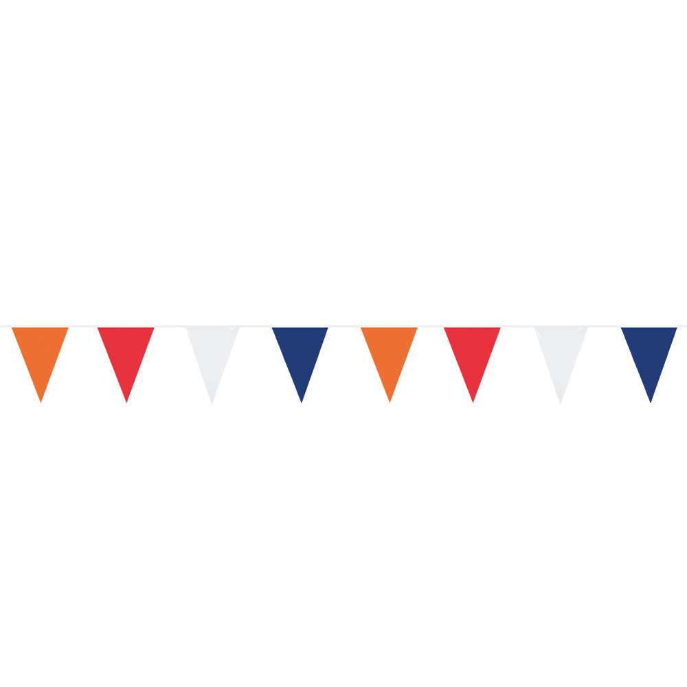 Boland Fahnenleine orange rot weiß blau, 10 mtr.