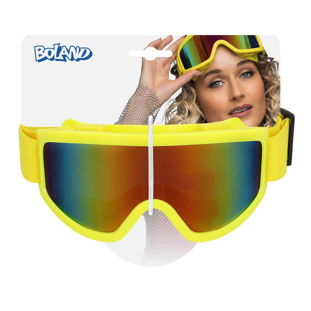Boland Party-Skibrille neongelb