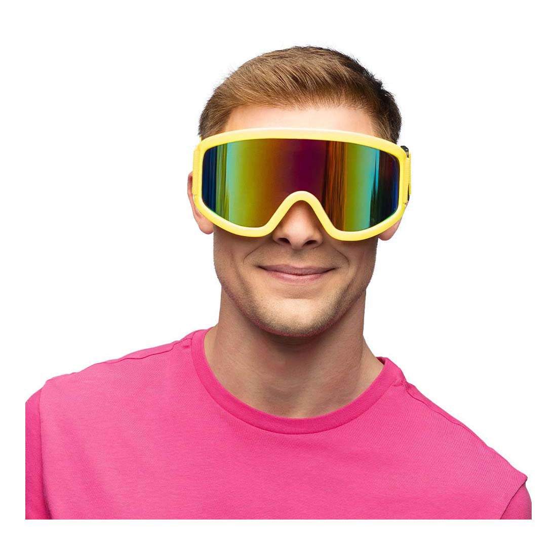 Boland Party-Skibrille neongelb