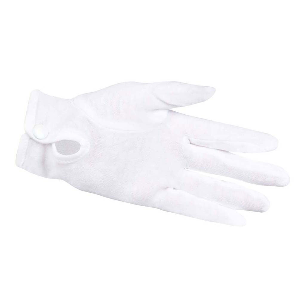 Boland Handschuhe mit Druckknopf weiß XL