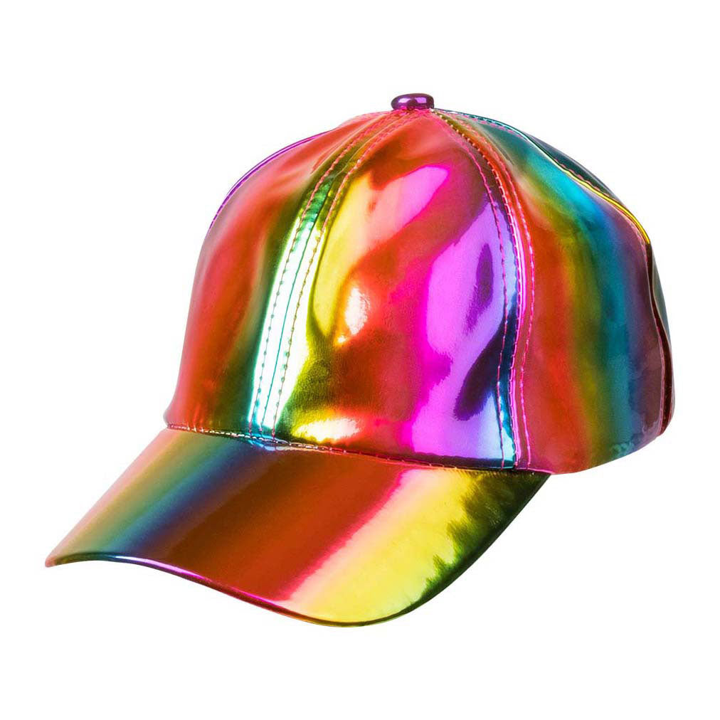 Boland Mütze Holo Regenbogen 25cm verstellbar