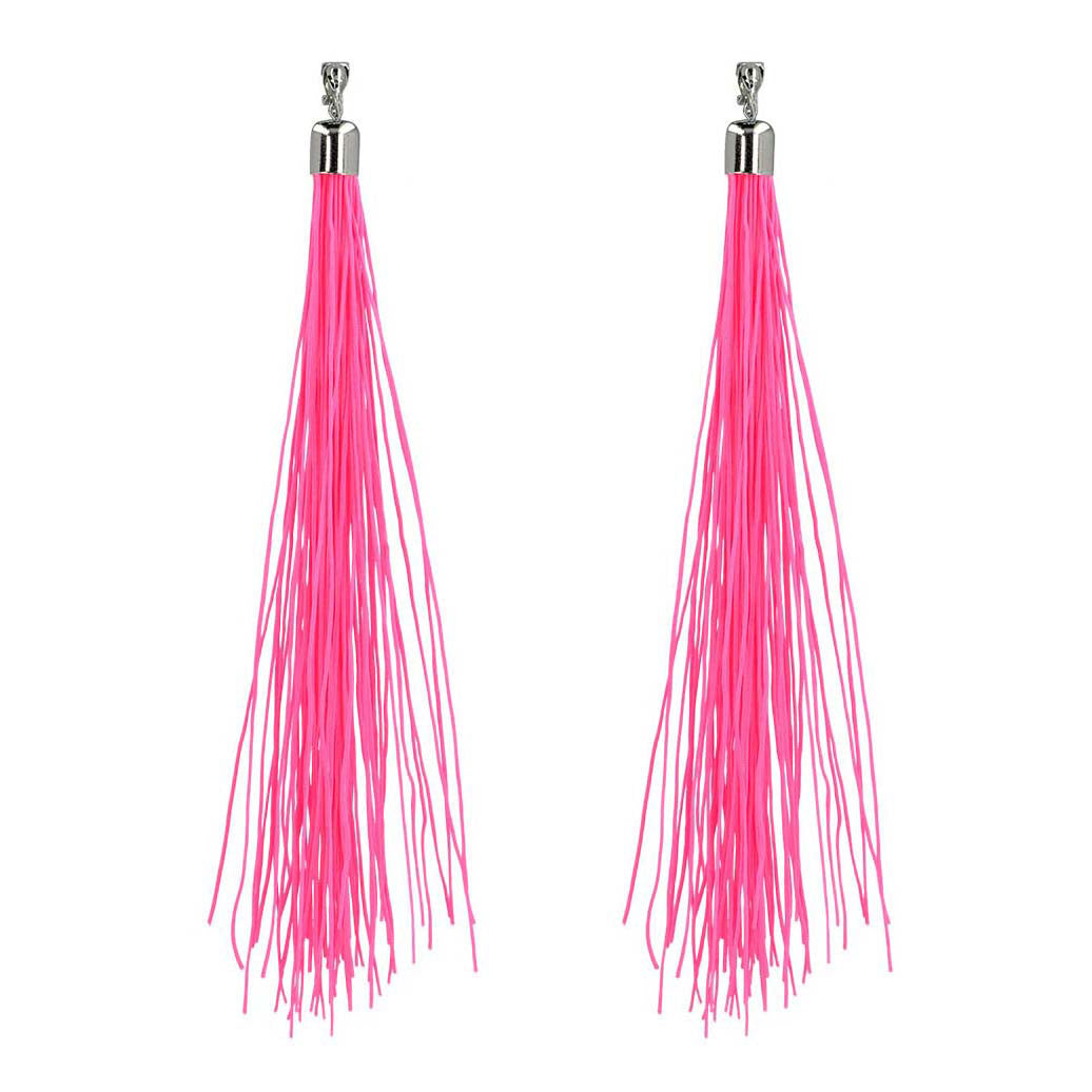 Boland Ohrringe Festival neonpink, 20cm