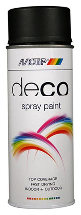 Motip 1051831 - sp. sogenannte RAL 9005 Tiefschwarz Spraydose 400 ml | 1 Stk