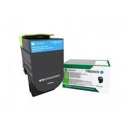 Tonercartridge lexmark 71b20c0 cyaan