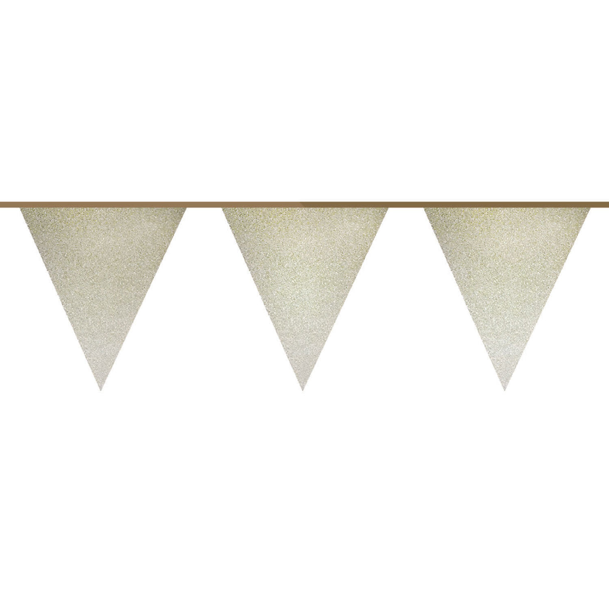 Flag -Linie Gold Glitter, 6mtr.