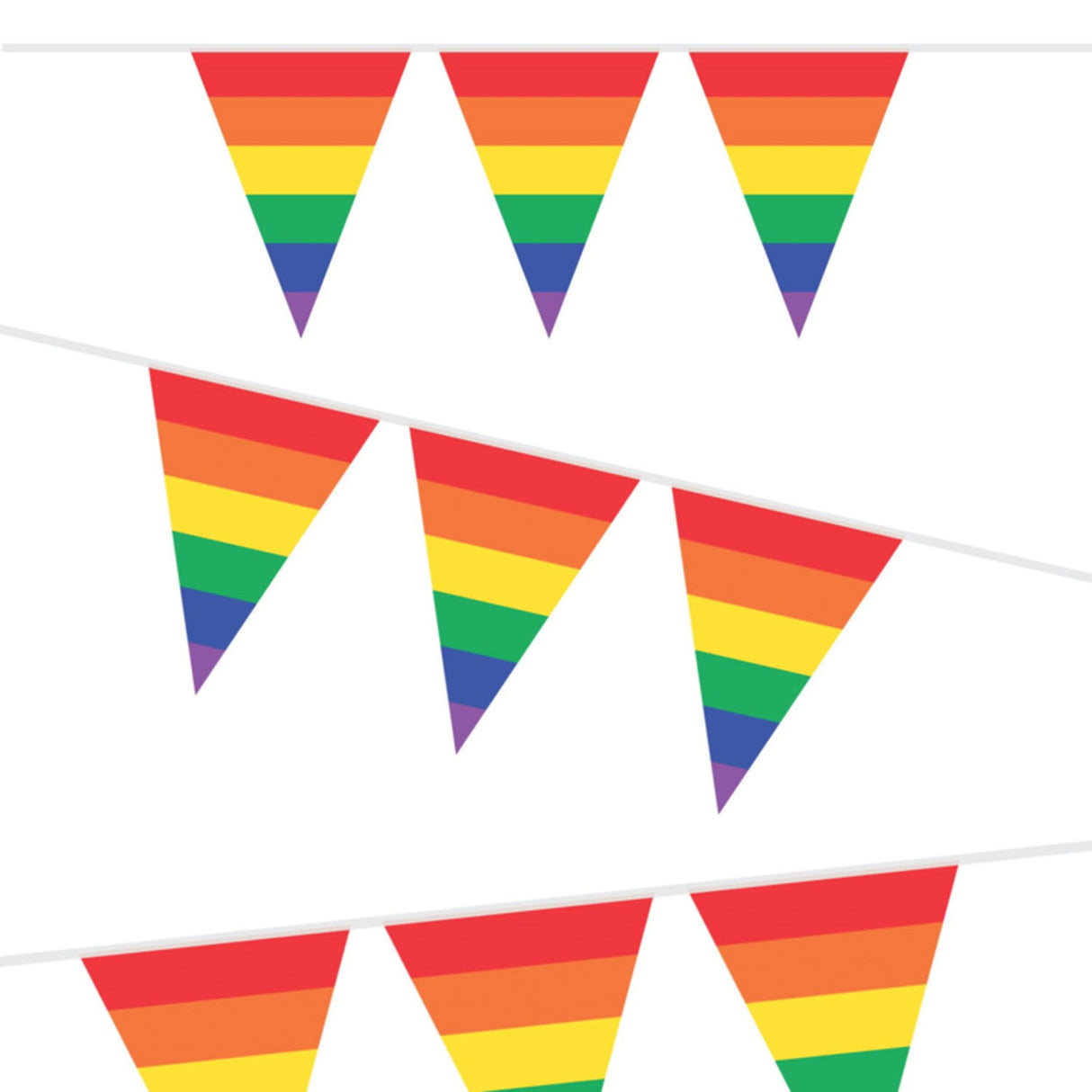 Haza Whitebeard-Regenbogenfahnenlinie, 10 m.