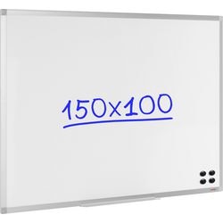 Geëmailleerd magnetisch whiteboard vk 150x100cm