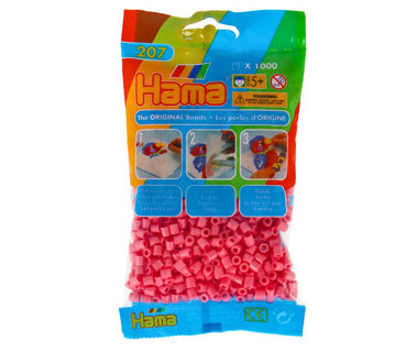 Hama -Eisenperlen 1000 Stücke rosa