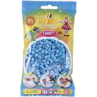 Hama -Eisenperlen Azure Blue 1000 Stücke
