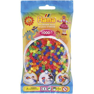 Hama -Eisenperlen Neonfarben mischen 1000 Stücke