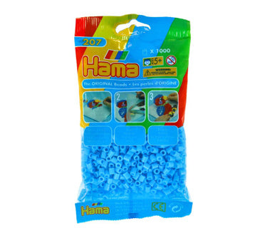 Hama -Eisenperlen hellblau 1000 Stücke