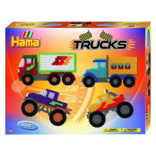 Hama Bügelperlen-Set Trucks 4000-teilig