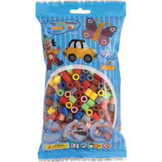 Hama Maxi-Bügelperlen 500 Stück Mix-Basis | 3 Stück