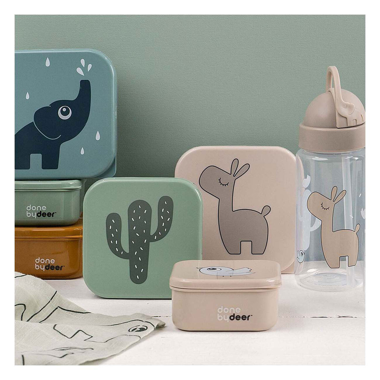 Done by Deer Snackbox Lalee Beige Mix, 3 Stk.
