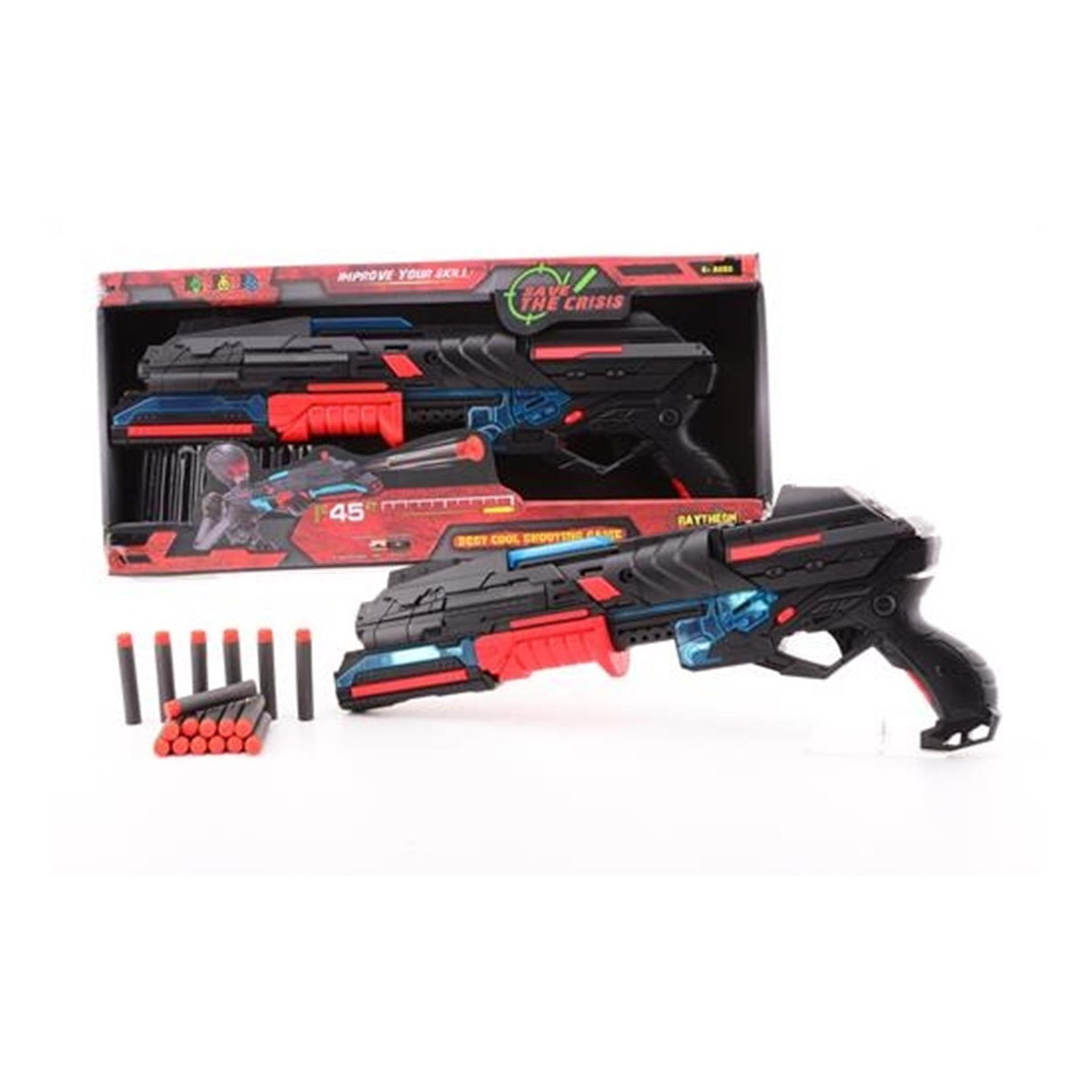 Johntoy Aufschlagpistole groß 50 cm mit