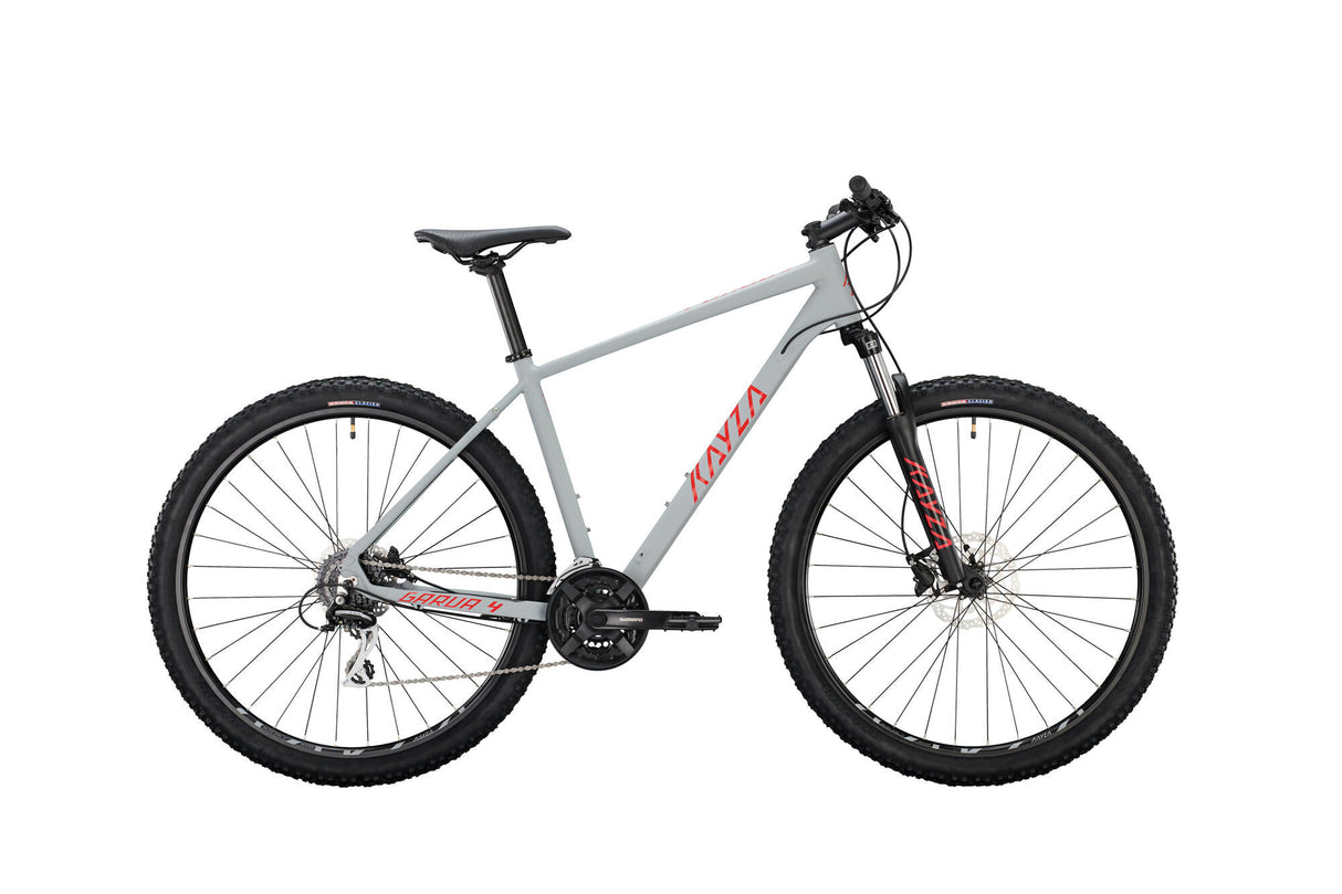 Kayza MTB-Hardtail Garua 4 Mod. 22 Fahrrad Garua 4 29 46 Hardtail 24sp grau rot