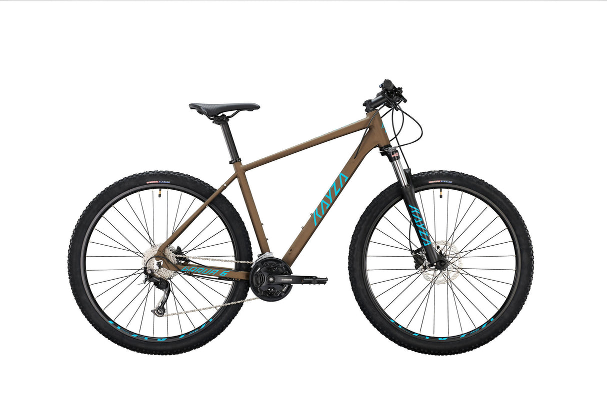 Kayza MTB-Hardtail Garua 6 Mod. 22 Fahrrad Garua 6 29 41 Hardtail 27sp braun blau