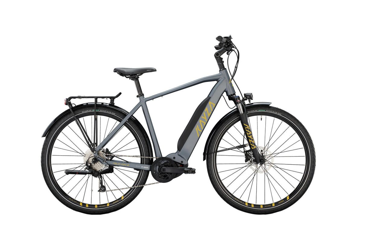 Kayza Elektro-Trekkingrad Talik Dry 6 Mod. 22 E-Bike Talik Dry 6 28 52 Diam.9sp Graugold