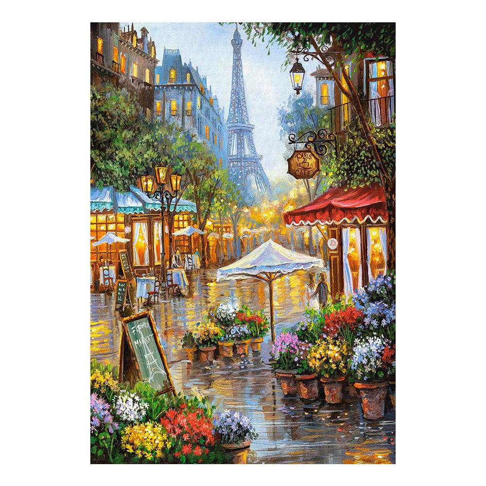 Selecta Castorland Puzzle Frühlingsblumen Paris, 1000 Teile.