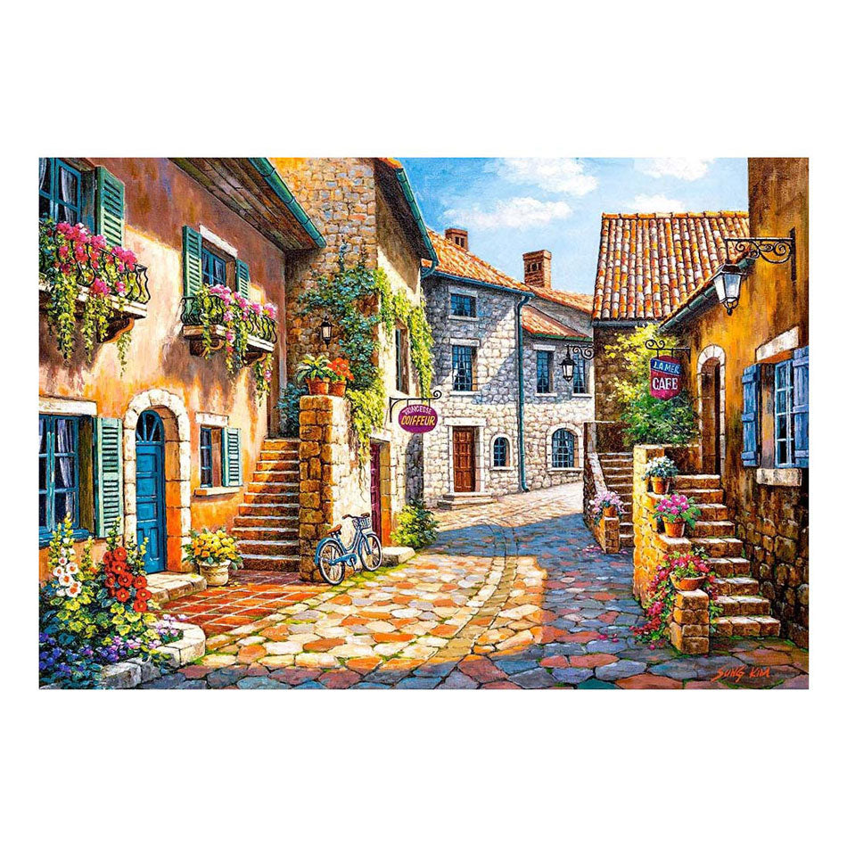 Selecta Castorland Puzzle Rue de Village, 1000 Teile.