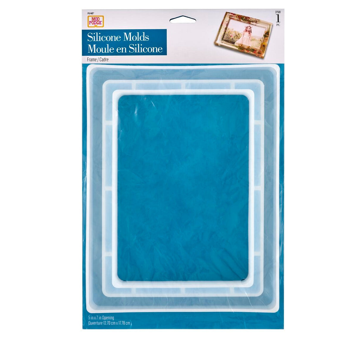 Mod Podge • Silikonrahmen formen