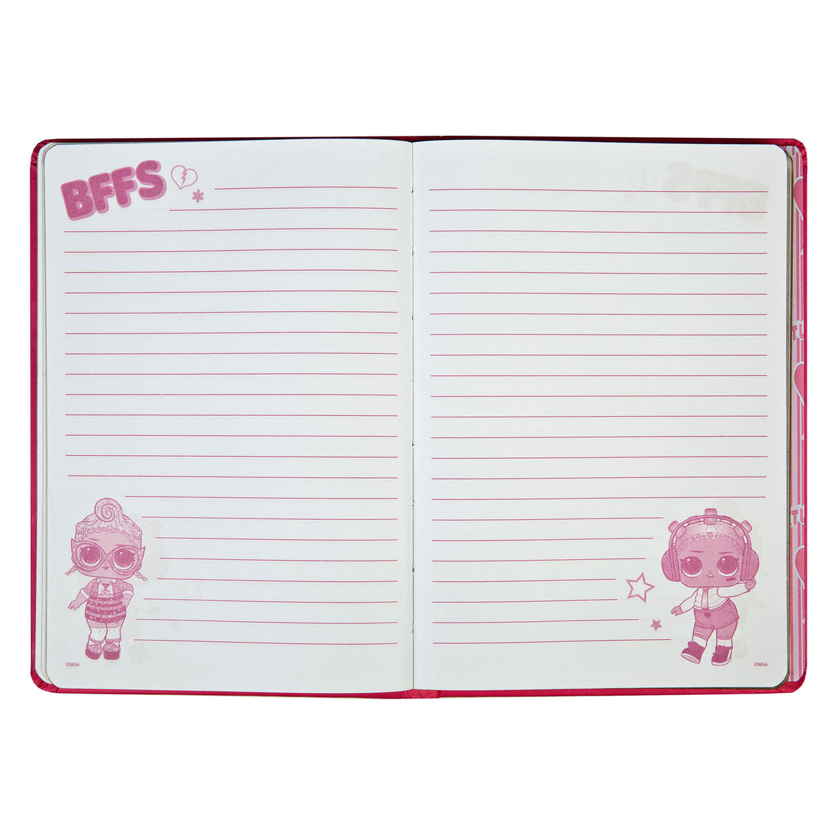 Undercover Notebook L.O.L. Überraschen mit magnetischer Schließung