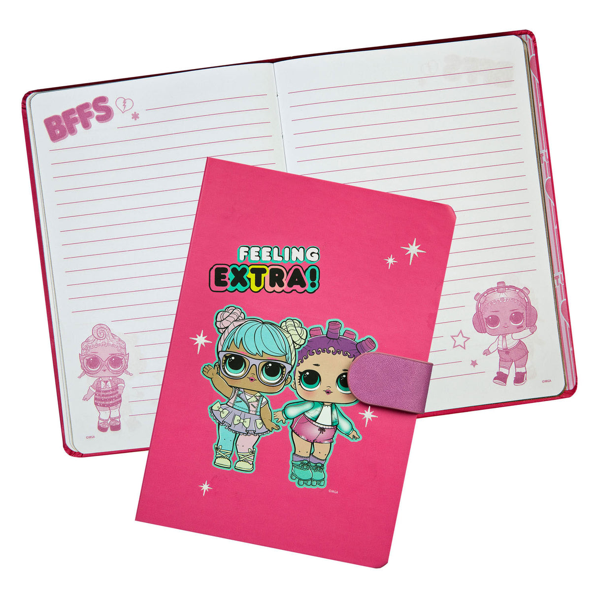 Undercover Notebook L.O.L. Überraschen mit magnetischer Schließung