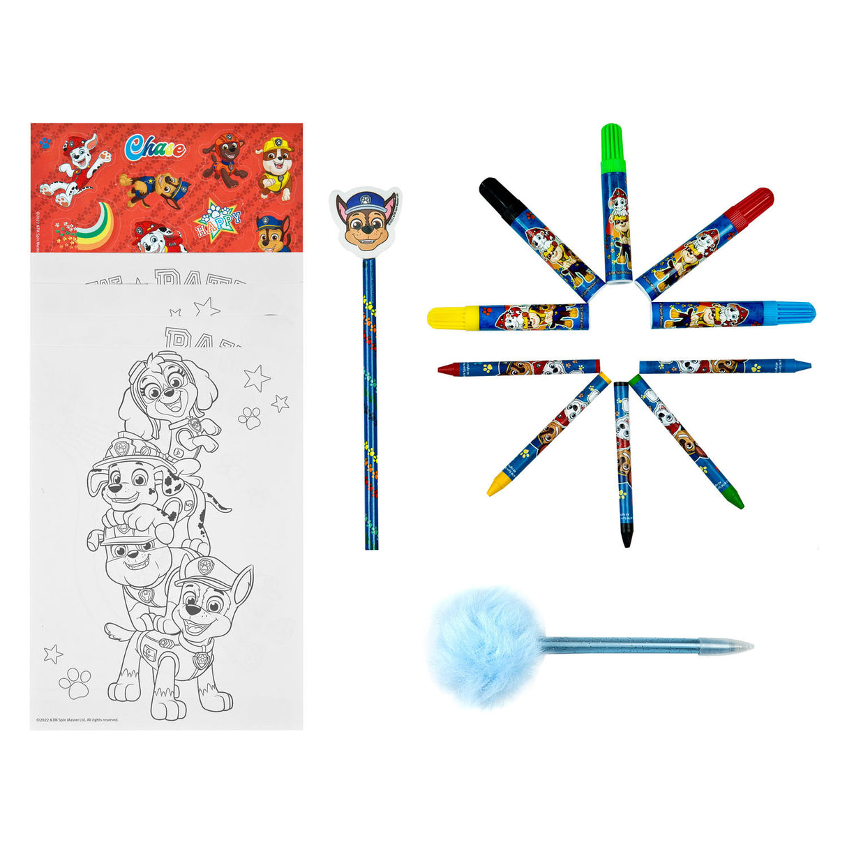 Undercover Farb Set Paw Patrol im Rucksack
