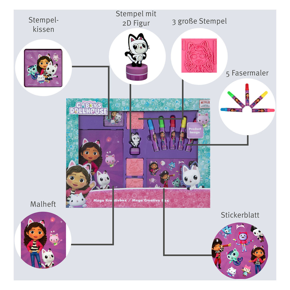 Undercover Mega-Bastelset Gabbys Puppenhaus