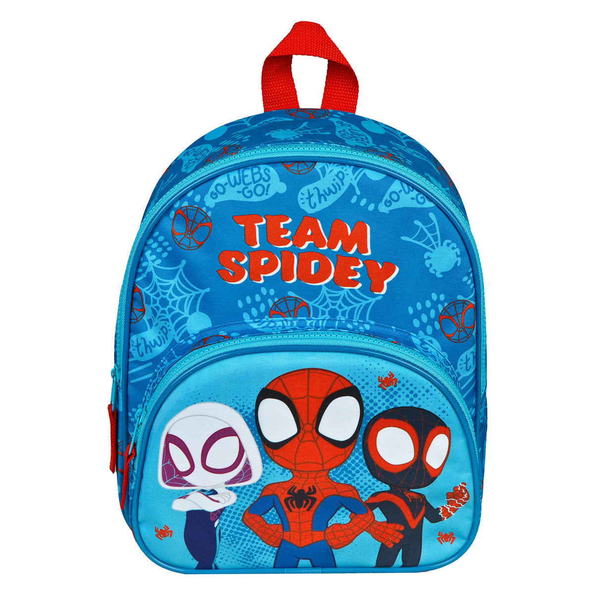 Undercover -Rucksack mit Spidey Fronttasche