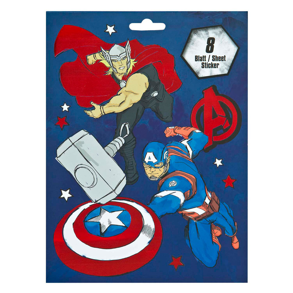 Undercover-Stickerbuch „Avengers“ mit 8 Blatt