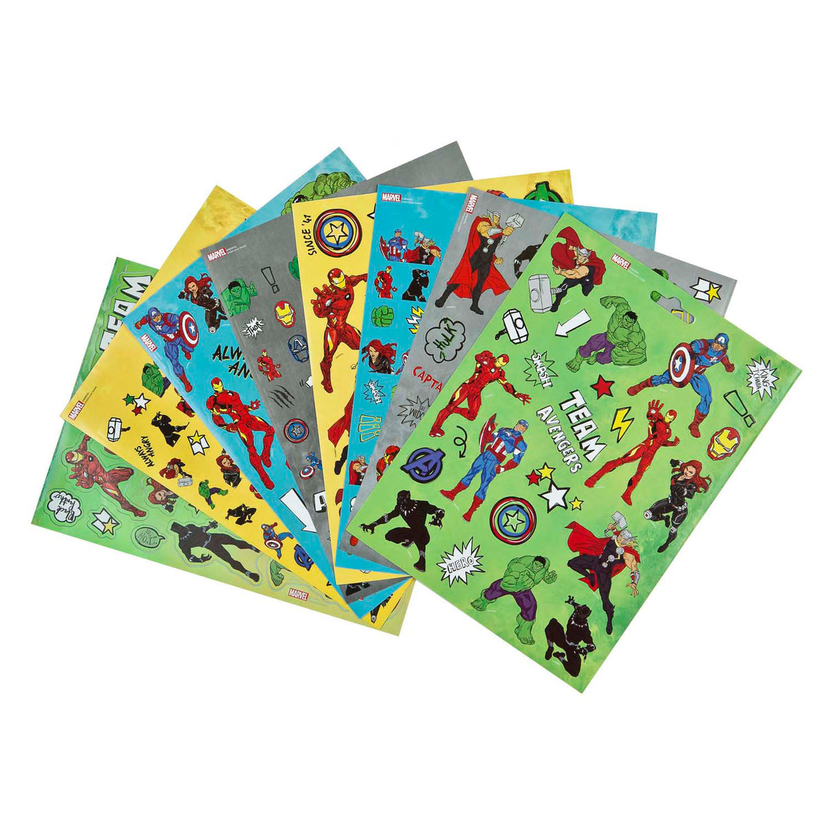 Undercover-Stickerbuch „Avengers“ mit 8 Blatt