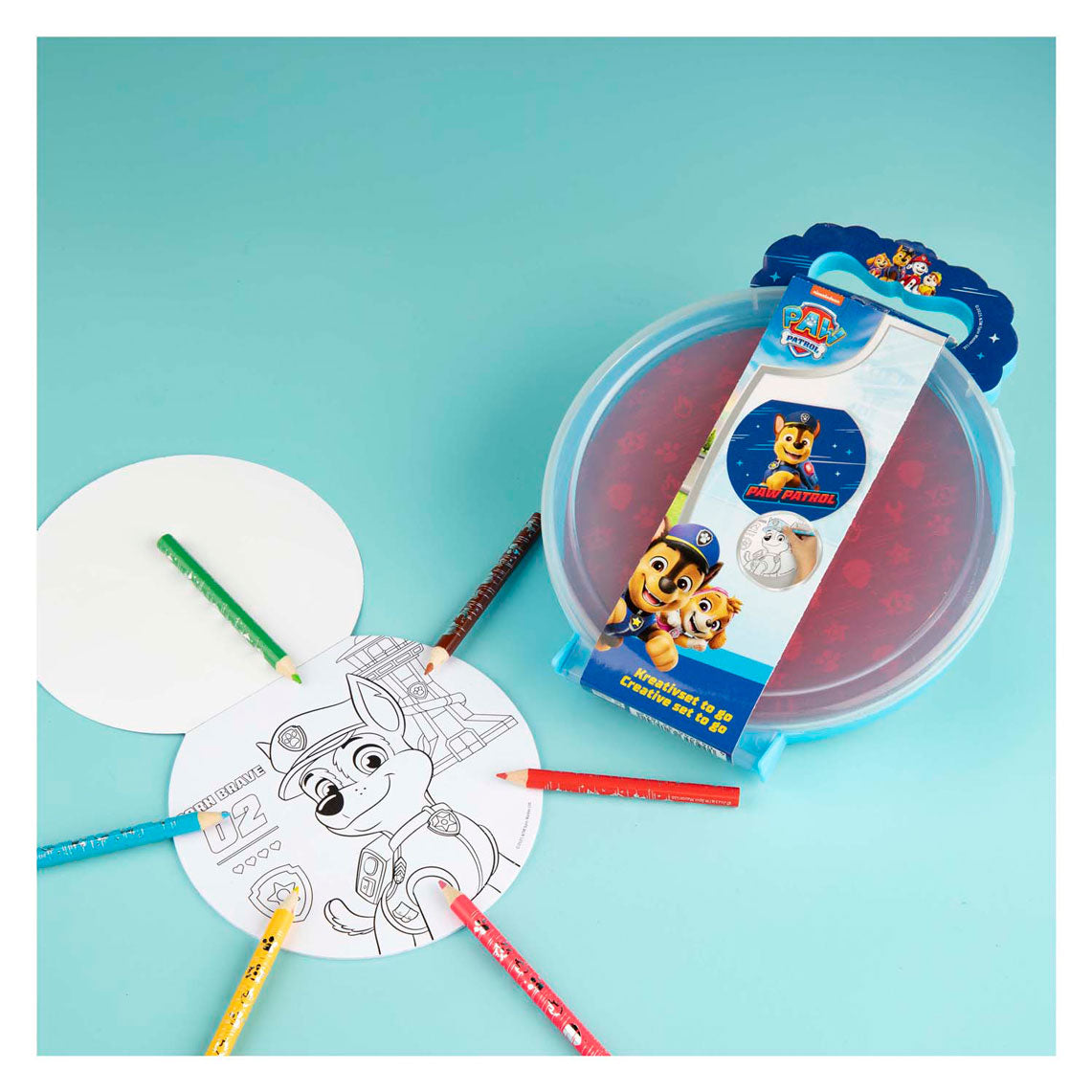 Undercover Paw Patrol kreatives Bastelset in Tragetasche für Kinder.