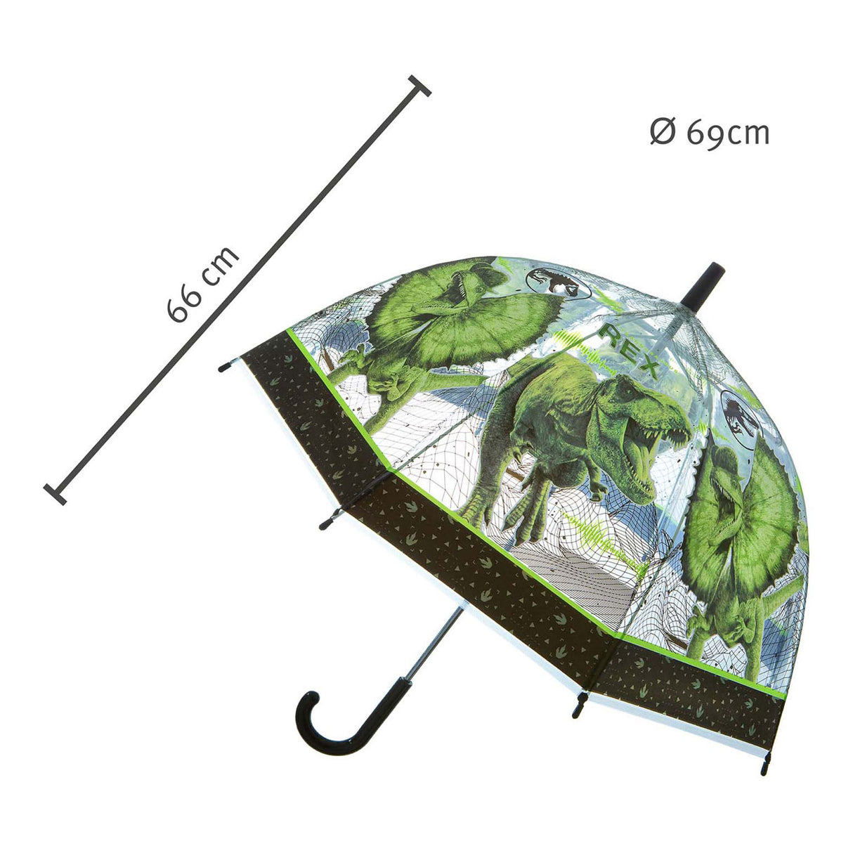 Undercover-Regenschirm aus Jurassic Park