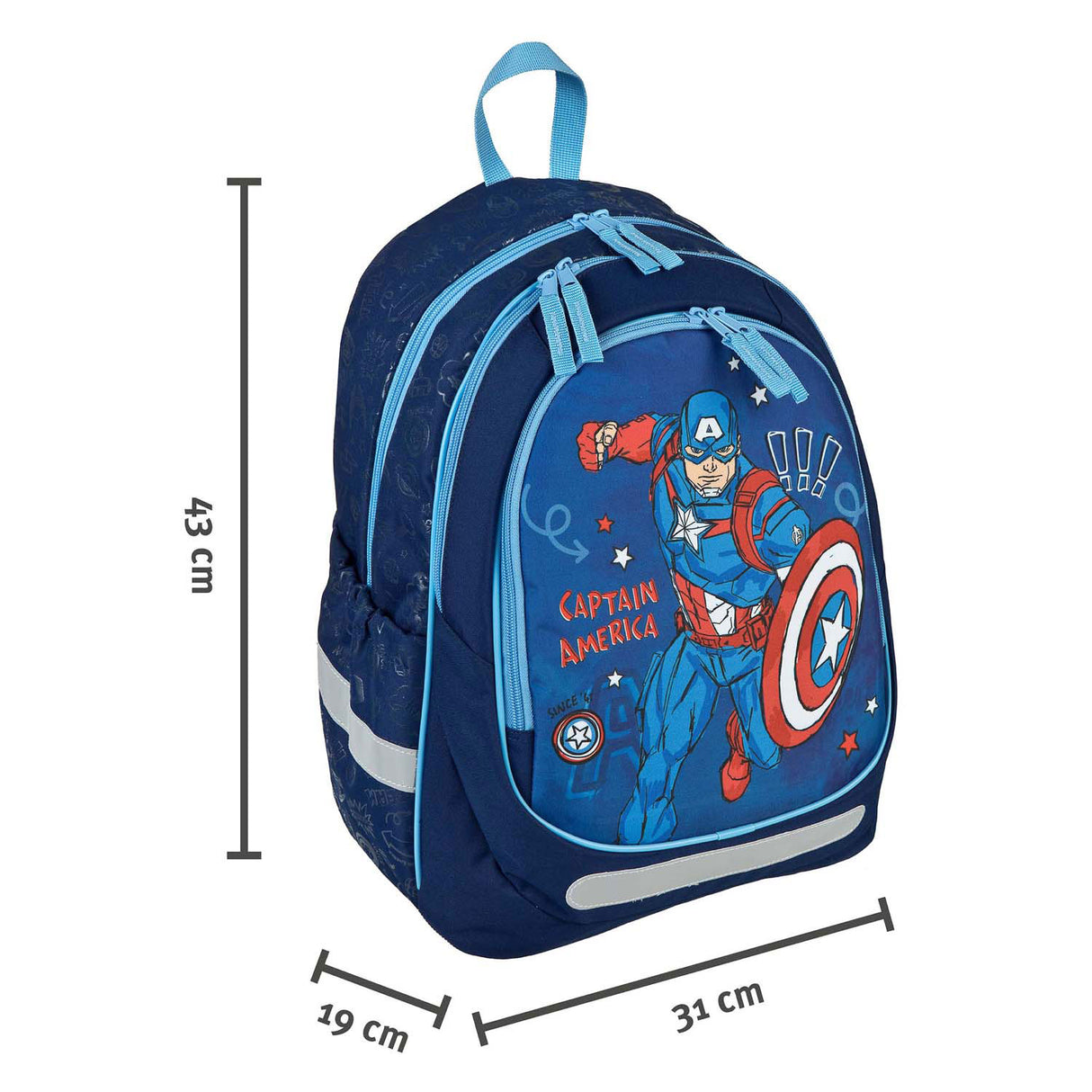 Undercover ergonomischer Schulrucksack Captain America