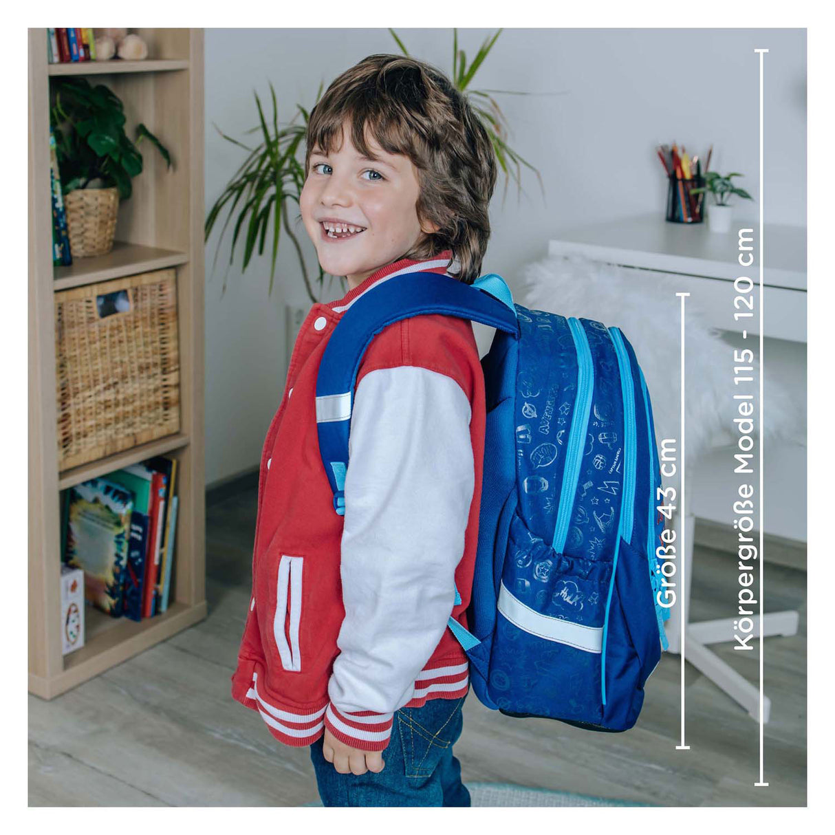 Undercover ergonomischer Schulrucksack Captain America