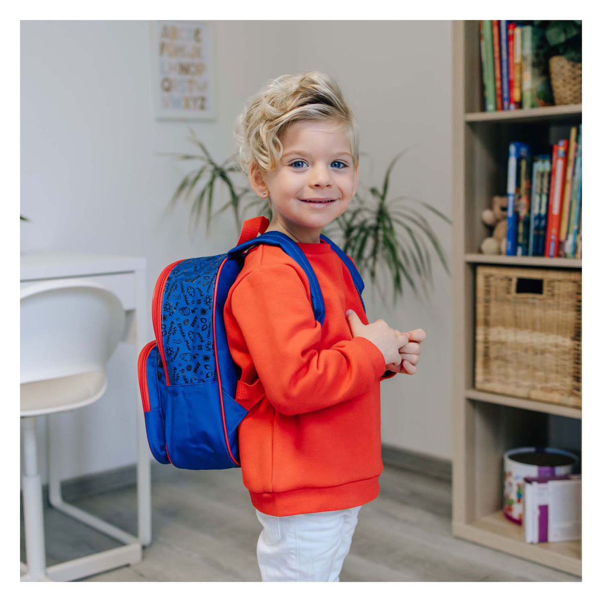 Undercover-Rucksack mit Spiderman-Vordertasche
