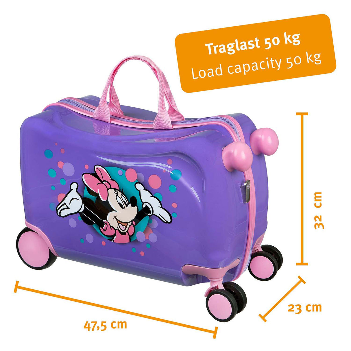 Undercover-Trolley zum Aufsitzen, Minnie Mouse