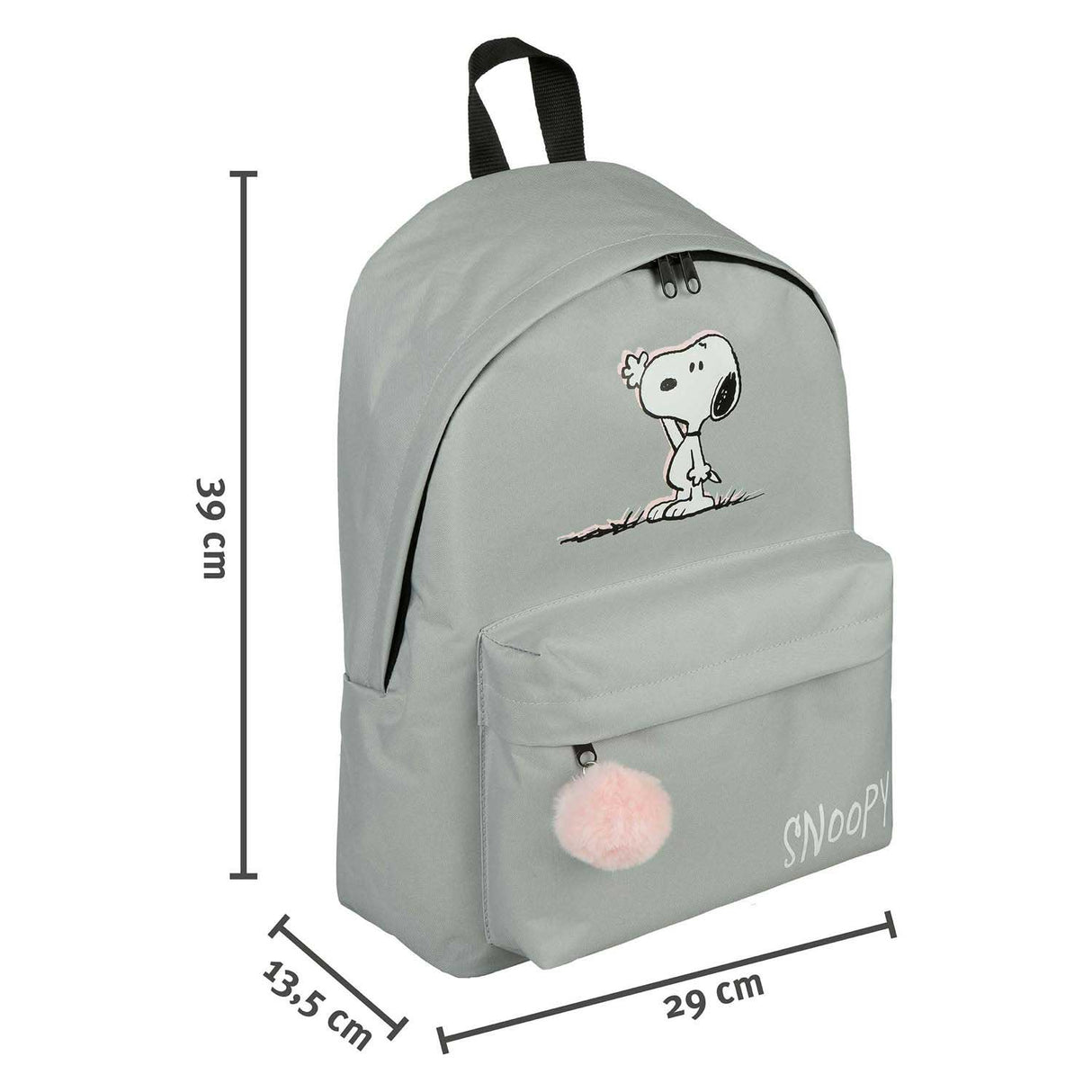 Undercover-Rucksack grau – Snoopy